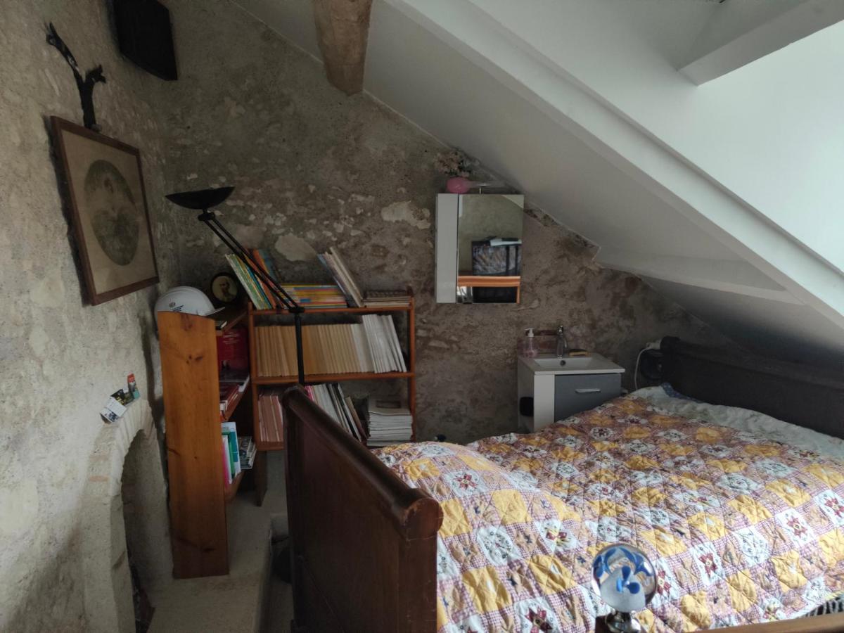 Ferme semi-troglodytique 18e siècle Villa Montlouis-sur-Loire Esterno foto