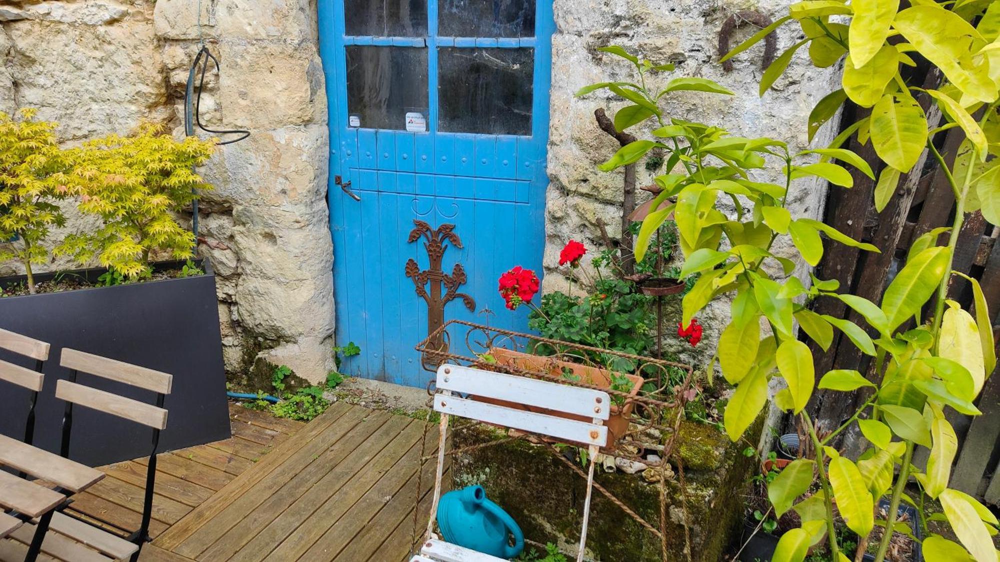 Ferme semi-troglodytique 18e siècle Villa Montlouis-sur-Loire Esterno foto